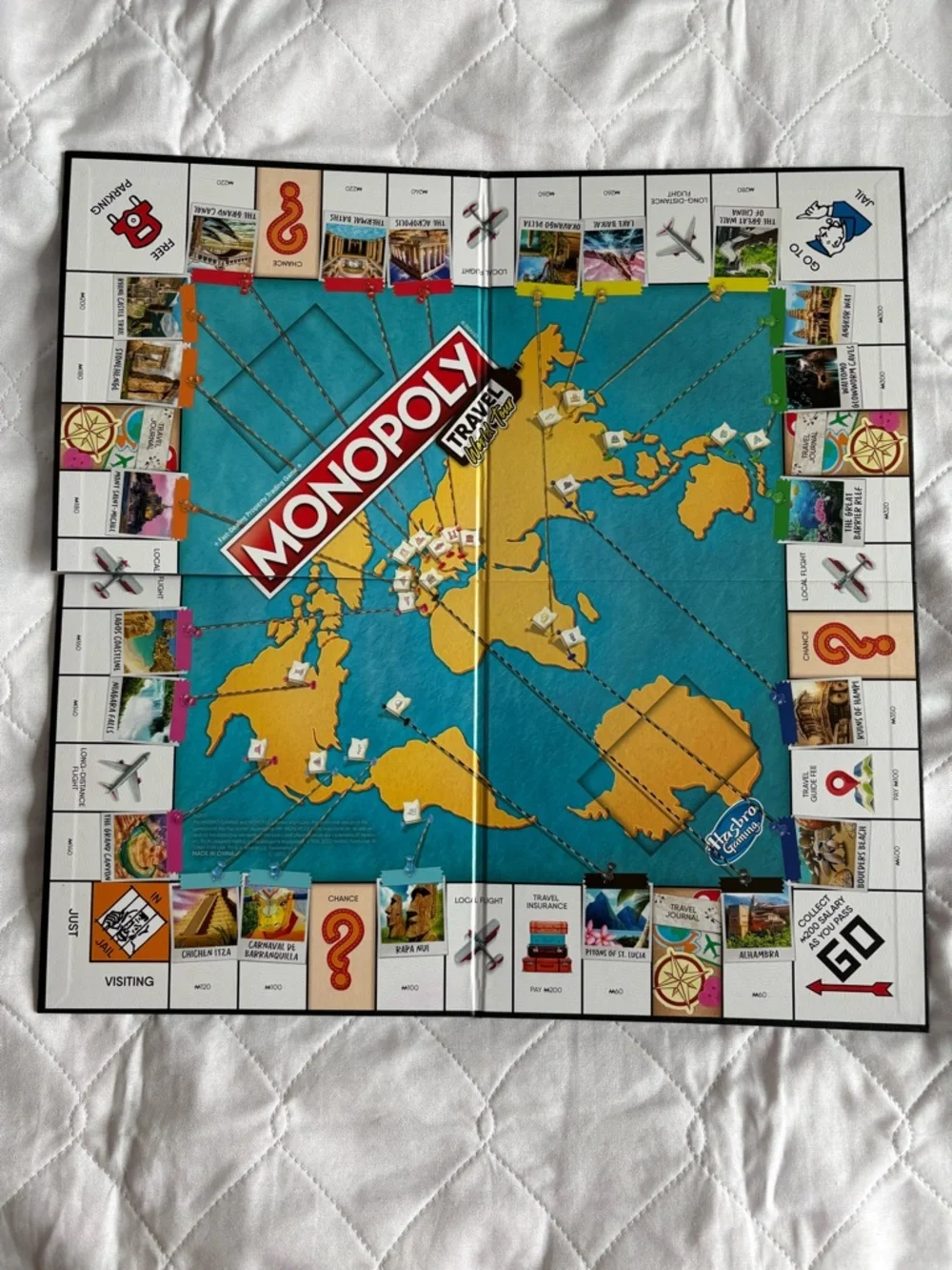 Monopoly Travel World Tour Board Game